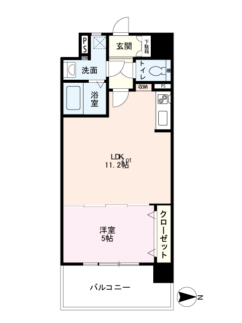 サンソレイユ新大宮の間取り