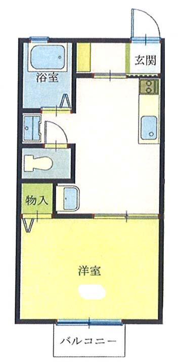 プレジール幸の間取り