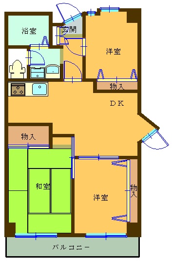 サントゥアーリオ小山の間取り