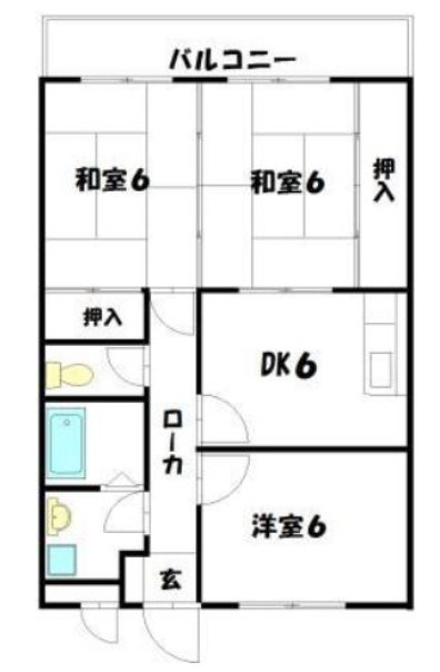 プラチナコート青山の間取り