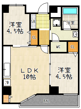 LATTICE HIGASHINO annexの間取り