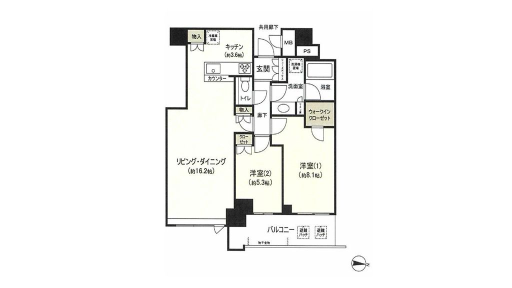 ブランズタワー梅田Ｎｏｒｔｈの間取り