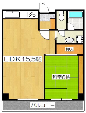 進和山科ハイライフの間取り