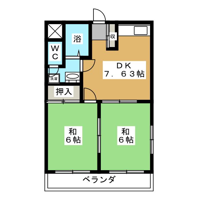 真塩マンションの間取り