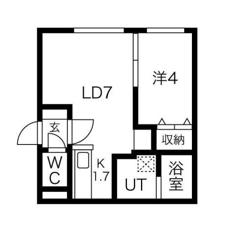 moa 317（モア）の間取り