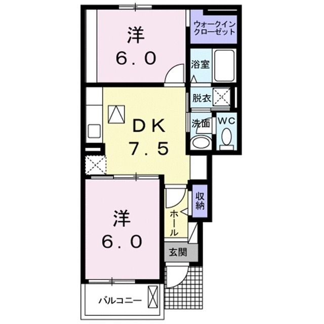 リトル　プリンス　Ａの間取り