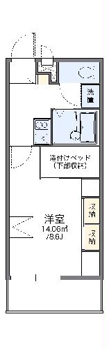 レオパレスプレミール東本浦の間取り