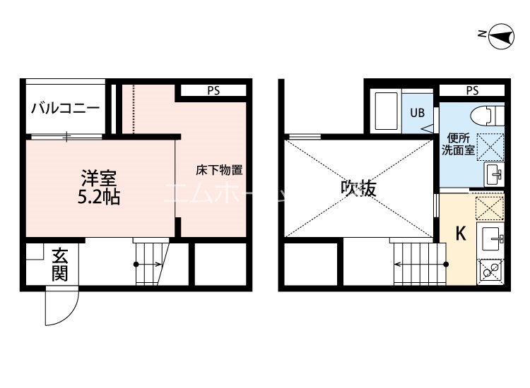 Ｐａｒｔａｇｅ　ｓｕｚｕ（パルタージュスズ）の間取り