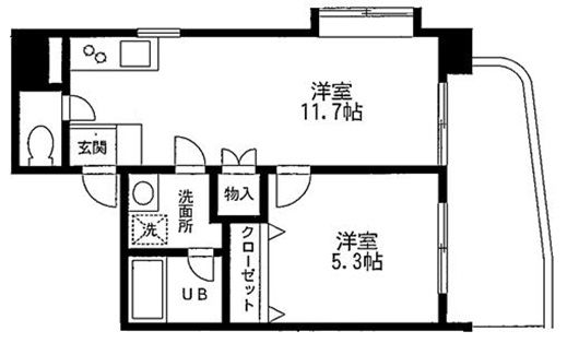 クレール羽田の間取り