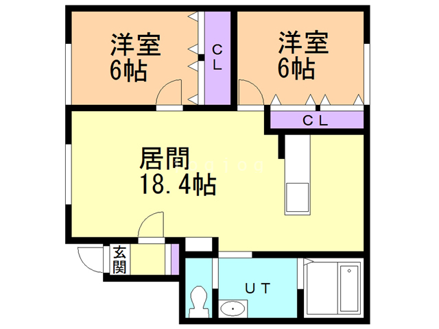 フォルシュ　Ｂ棟の間取り