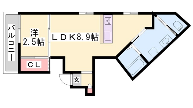 ブロンテ北在家EASTの間取り