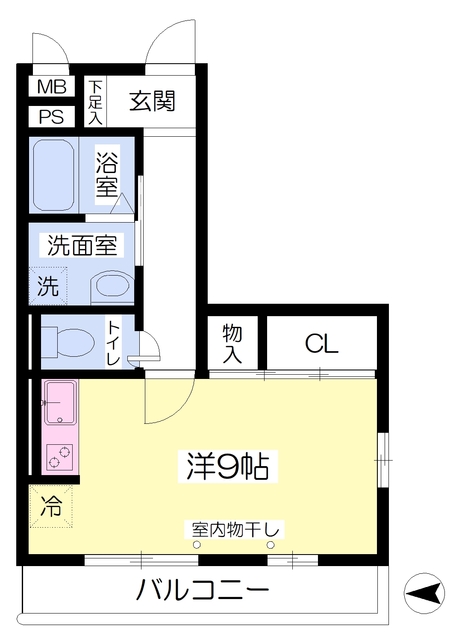 アサージュ　クエストの間取り