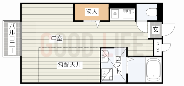 三木市平田のアパートの間取り