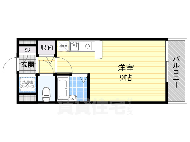 吹田市泉町のマンションの間取り