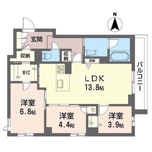 コンフォーザIIの間取り