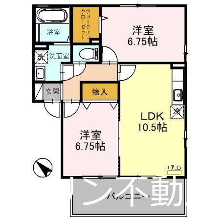 【サンテラスの間取り】