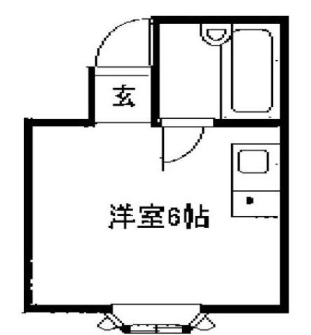 羽曳野市東阪田のマンションの間取り