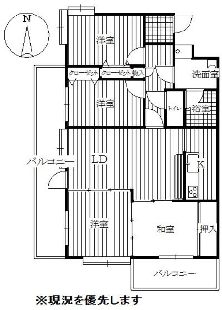 【ＪＧＭシュリアン周船寺の間取り】