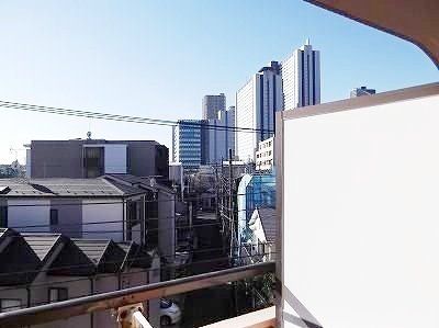 【川崎市中原区下沼部のマンションの眺望】