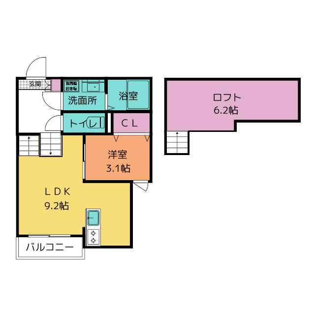 ＦＡＭＩＬＹ　ＳＴＡＧＥ　川名IIの間取り