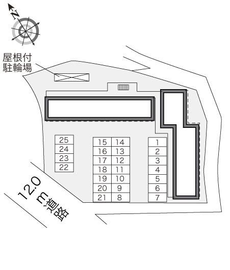 【レオパレスＣｌａｒａｂｅｌの駐車場】