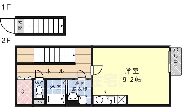 ワラビーの間取り