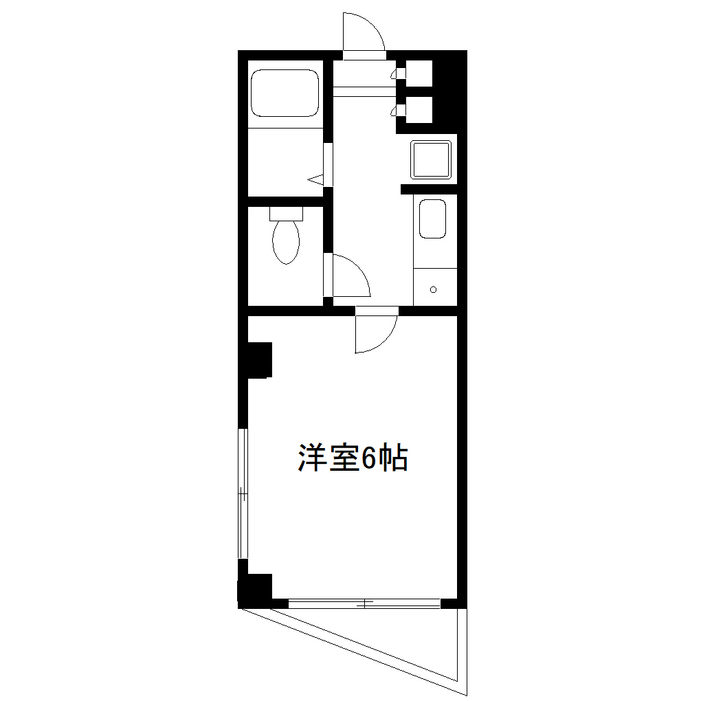 熊谷市見晴町のマンションの間取り