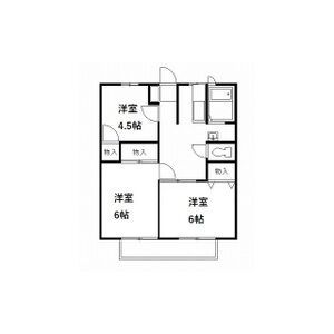 宝積寺ハイツＩの間取り