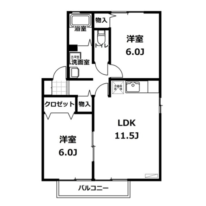 パールシティＡ棟の間取り