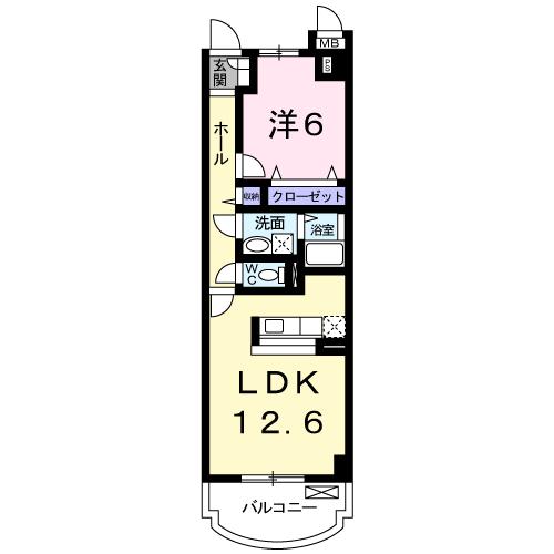 ハイエスト　ディーマーの間取り