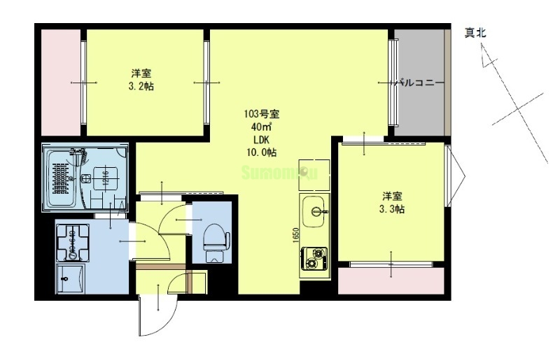 Regalest Sofia IIの間取り