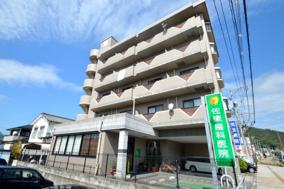 建物外観　可部バイパス沿いのハイグレード１Ｋ物件♪