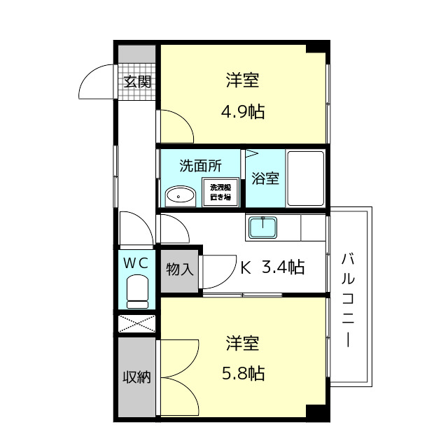 【パストラルハイムの間取り】