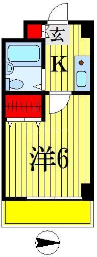 船橋市海神町南のマンションの間取り