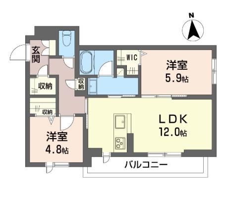 アンソレイユ四季の間取り