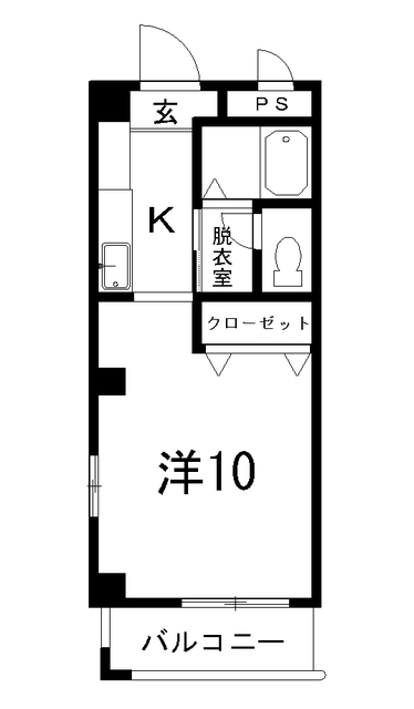 フィネス九反田の間取り