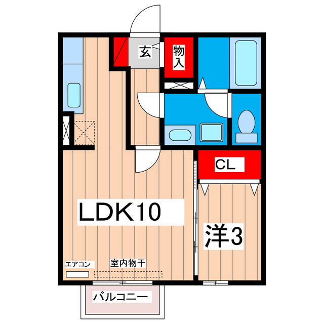 クオーレAの間取り