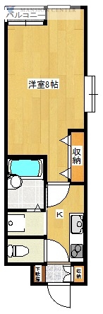 新潟市北区葛塚のマンションの間取り