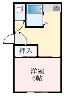 大阪狭山市半田のアパートの間取り