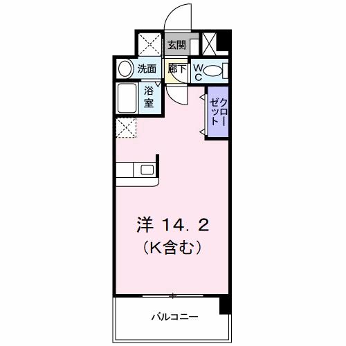 エヴァーグリーンＮの間取り