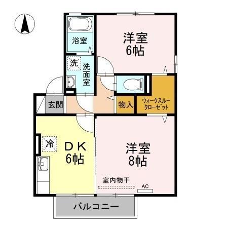 ヴェルナーレ香西東の間取り