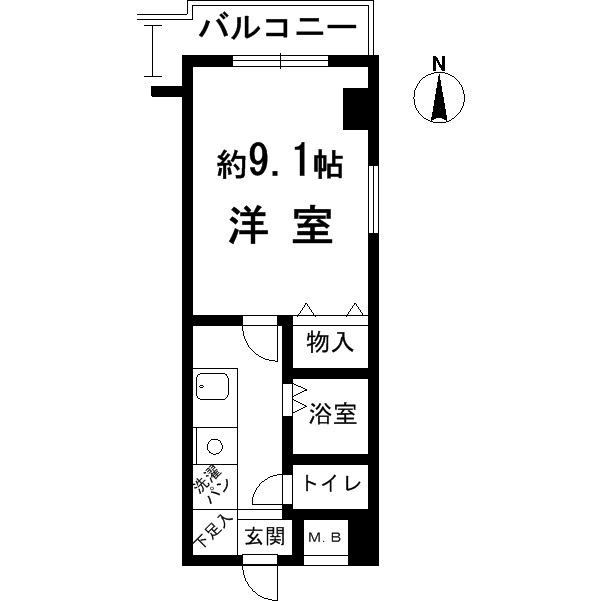 アンピール伏見桃山の間取り