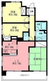 藤沢市宮前のマンションの間取り