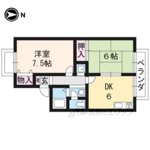 フォレスタ西賀茂の間取り