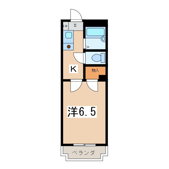 モナークMANSION甲府IIの間取り