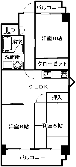 第2枝松ビルの間取り