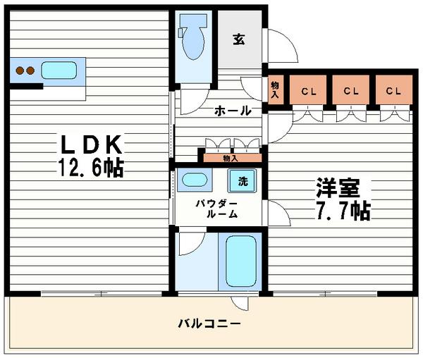 ビオール大阪大手前タワーの間取り