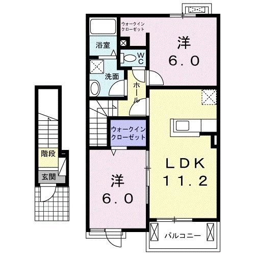 ラフィネ　ユイットの間取り