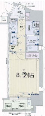 ピアグレース神戸の間取り