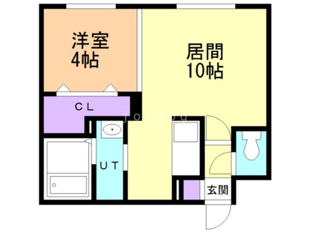 札幌市北区北三十六条西のマンションの間取り